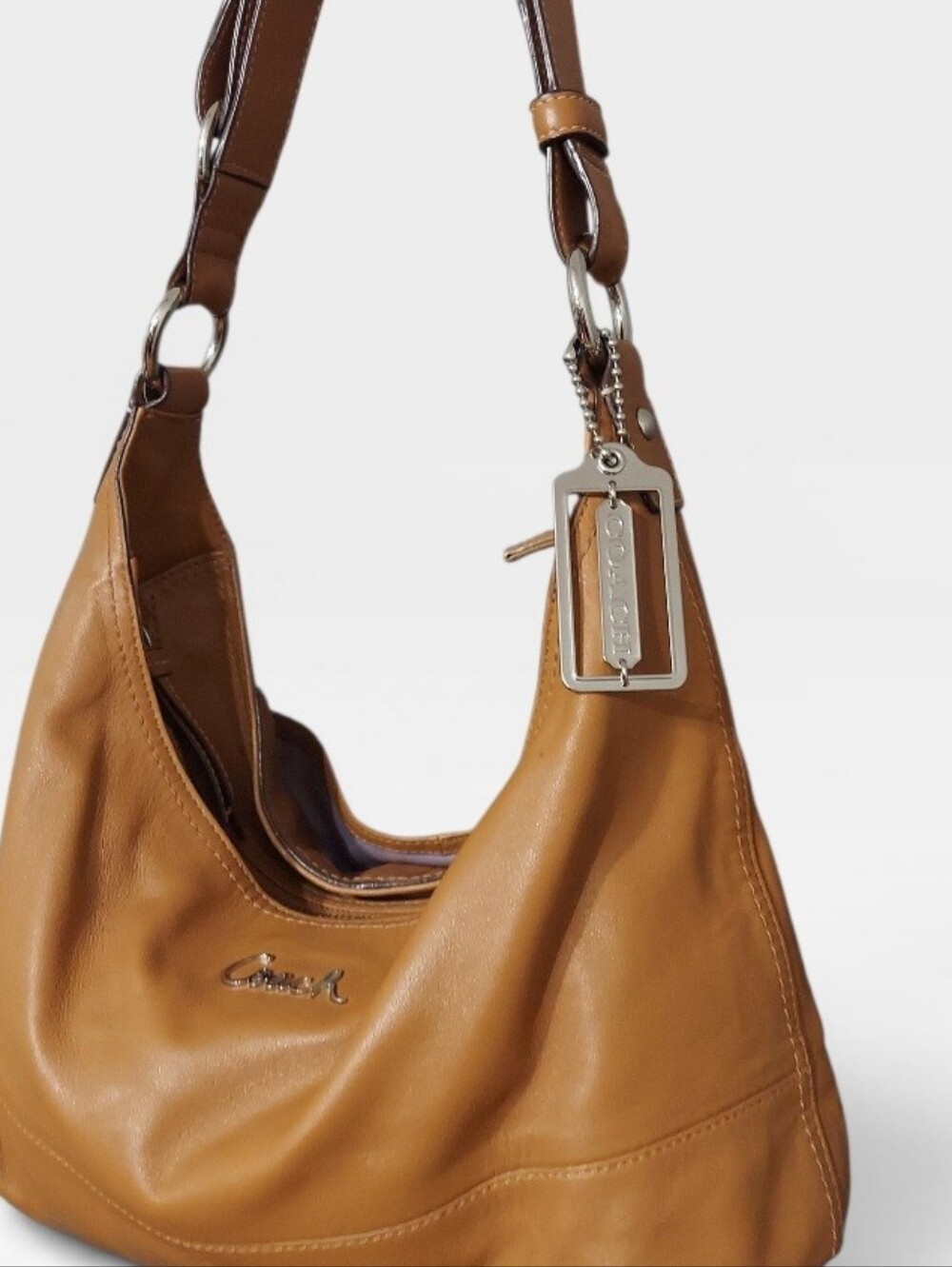 Coach East West Duffle Convertable Leather Shoulder Bag Very Gently Loved - Picture 3 of 11